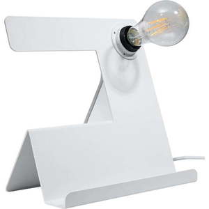 Bílá stolní lampa (výška 24 cm) Gabriel – Nice Lamps obraz
