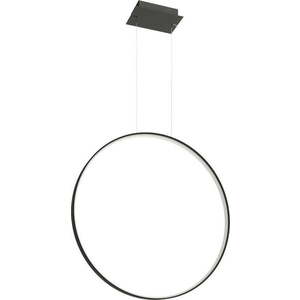 Černé LED závěsné svítidlo 78x16 cm Tim - Nice Lamps obraz