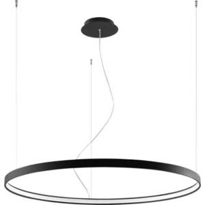Černé závěsné svítidlo Nice Lamps Ganica, ø 100 cm obraz