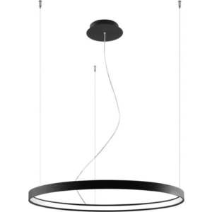 Černé závěsné svítidlo Nice Lamps Ganica, ø 80 cm obraz
