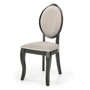 Jídelní židle VILU černá/béžová obraz
