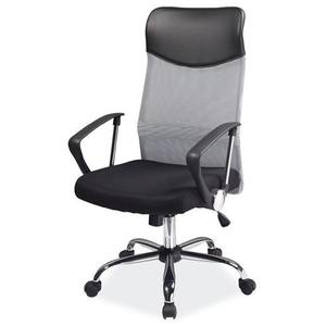 Kancelářská židle SIGQ-025 černá/šedá obraz