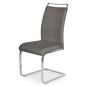 Jídelní židle SCK-348 šedá/chrom obraz