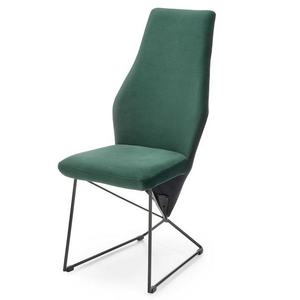Jídelní židle SCK-485 tmavě zelená/černá obraz