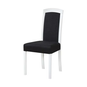 Jídelní židle ROSA 7 bílá/černá obraz