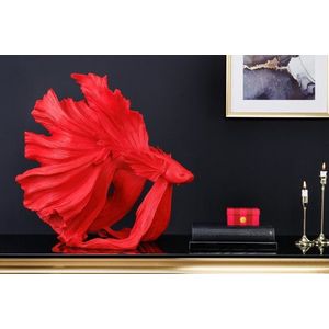 Dekorační socha rybka TEJE 65 cm Dekorhome Červená obraz