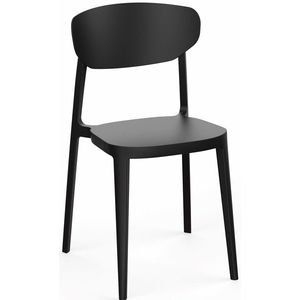 Jídelní židle MARE Černá, Jídelní židle MARE Černá obraz