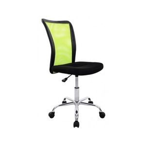 Kancelářská židle Spirit, černá/limetově zelená obraz