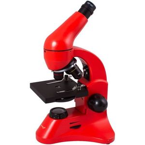 LEVENHUK Mikroskop Rainbow 50L PLUS, červený obraz