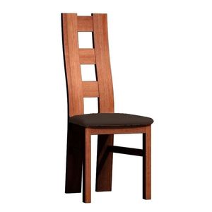 Čalouněná židle ACHAO, dub stoletý/tmavě hnědá obraz