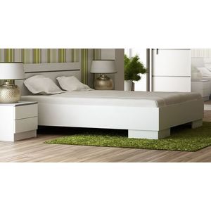 SARON postel 160x200 cm s roštem, bílá obraz