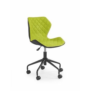 Dětská židle DENEB, černá/zelená obraz
