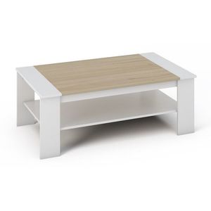 CEBA konferenční stolek, bílá/dub sonoma obraz