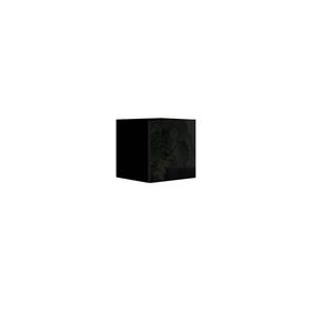 Závěsná skříňka ANTOFALLA typ 1, černá/černý lesk obraz