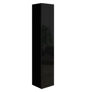 Závěsná skříňka ANTOFALLA typ 4, černá/černý lesk obraz