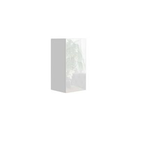 Závěsná skříňka ANTOFALLA typ 2, bílá/bílý lesk obraz