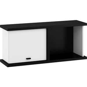 Závěsná skříňka ORSOLA M, černá/bílá obraz