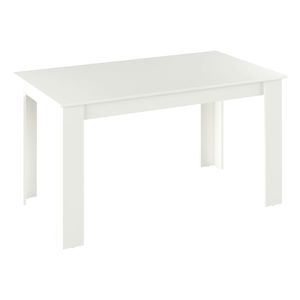 Jídelní stůl PITIFOLIA 140x80 cm, bílá obraz