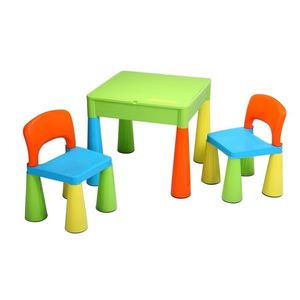Dětská sada ELSIE stoleček + dvě židličky, multi color obraz