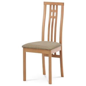 Dřevěná židle JARED, buk/potah béžový obraz