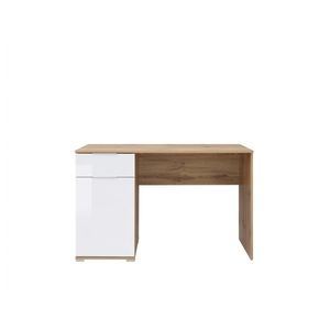 Psací stůl MOCHO, dub wotan/bílý lesk obraz