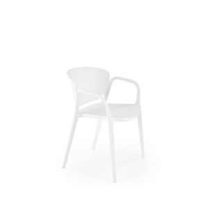 Zahradní židle JAVALEON, bílá obraz