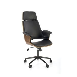 Kancelářská židle ASCALON, černá/ořech obraz