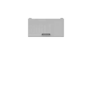 JAMISON, skříňka nad digestoř 60 cm, bílá/světle šedý lesk obraz