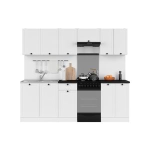 Kuchyně JAMISON 180/230 cm bez pracovní desky, bílá obraz