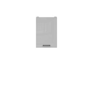 JAMISON, skříňka horní 40 cm, bílá/světle šedý lesk obraz