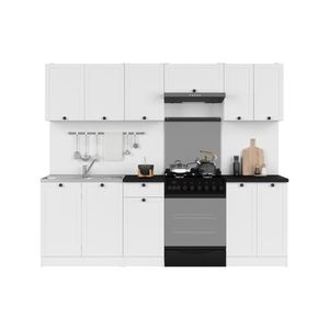 Kuchyně JAMISON 180/240 cm bez pracovní desky, bílá obraz