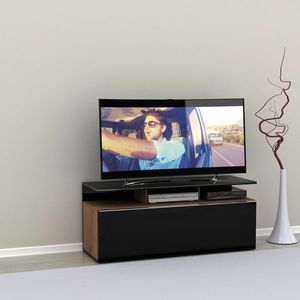 Televizní stolek JIUHUA, tori/černý lesk obraz