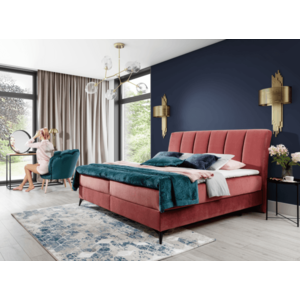Artelta Manželská postel ADERITO Boxspring | 160 x 200 cm Barva: Paros 2 / Paros 2 obraz