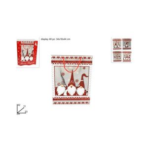 PROHOME - Taška vánoční 42x33x11cm různé motivy obraz
