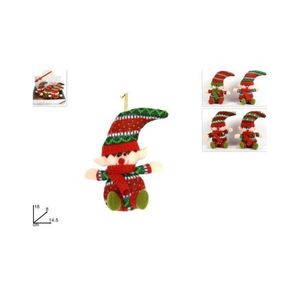 PROHOME - Skřítek vánoční Elf 18cm různé druhy obraz