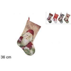 PROHOME - Punčocha vánoční 36cm různé motivy obraz