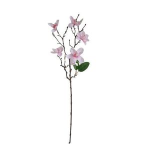 Umělá větvička Magnolie světle růžová, 64 cm obraz