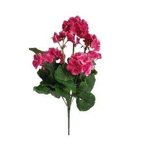 Umělá květina Muškát tmavě růžová, 47 cm obraz