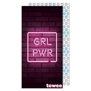 Towee Rychleschnoucí ručník GIRL PWR, 50 x 100 cm obraz