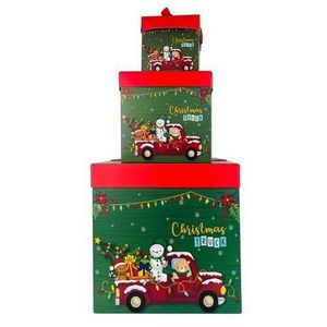 Toro Sada vánočních dárkových krabic se stuhou Christmas Truck, 3 velikosti obraz