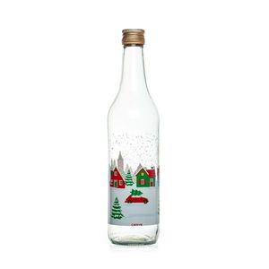 Cerve Skleněná láhev s víčkem Snow Village 0, 5 l obraz