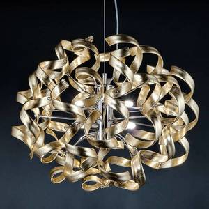 Metallux Zlato - závěsné světlo s pozlátkem, 50 cm obraz