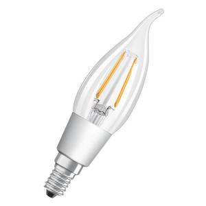 OSRAM LED větruodolná žárovka E14 4W teplá bílá dim čirá obraz