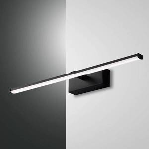 Fabas Luce LED nástěnné světlo Nala, černé, šířka 50 cm obraz