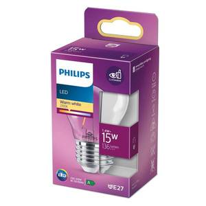 Philips Philips LED Classic kapka E27 P45 1, 4W čirá obraz
