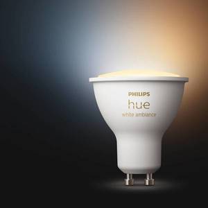 Philips Hue Philips Hue White Ambiance 4, 3 W GU10 LED žárovka obraz