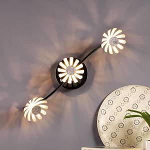 Eco-Light LED nástěnné svítidlo Bloom 3 zdroje stříbrné obraz