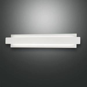 Fabas Luce LED nástěnné světlo Regolo s kovovým čelem bílá obraz