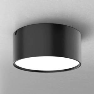 Ailati Jednoduché LED stropní svítidlo Mine, černé 14 cm obraz
