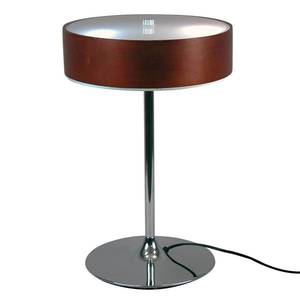 Aluminor Ušlechtilá stolní lampa Malibu s ebenovým dekorem obraz